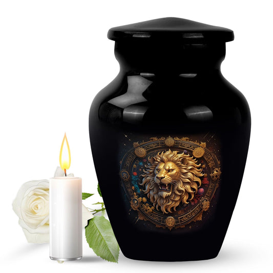Personalized Lion Cremation Urn for Men - Yatskia