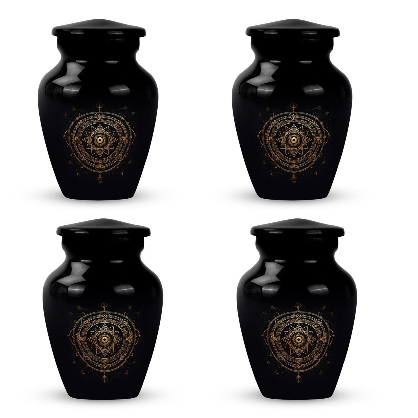 10-inch Zodiac theme urn.