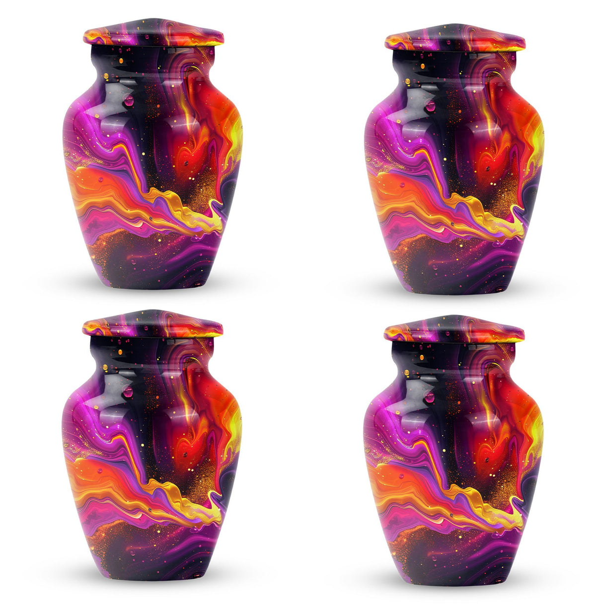 Abstract funeral urn.