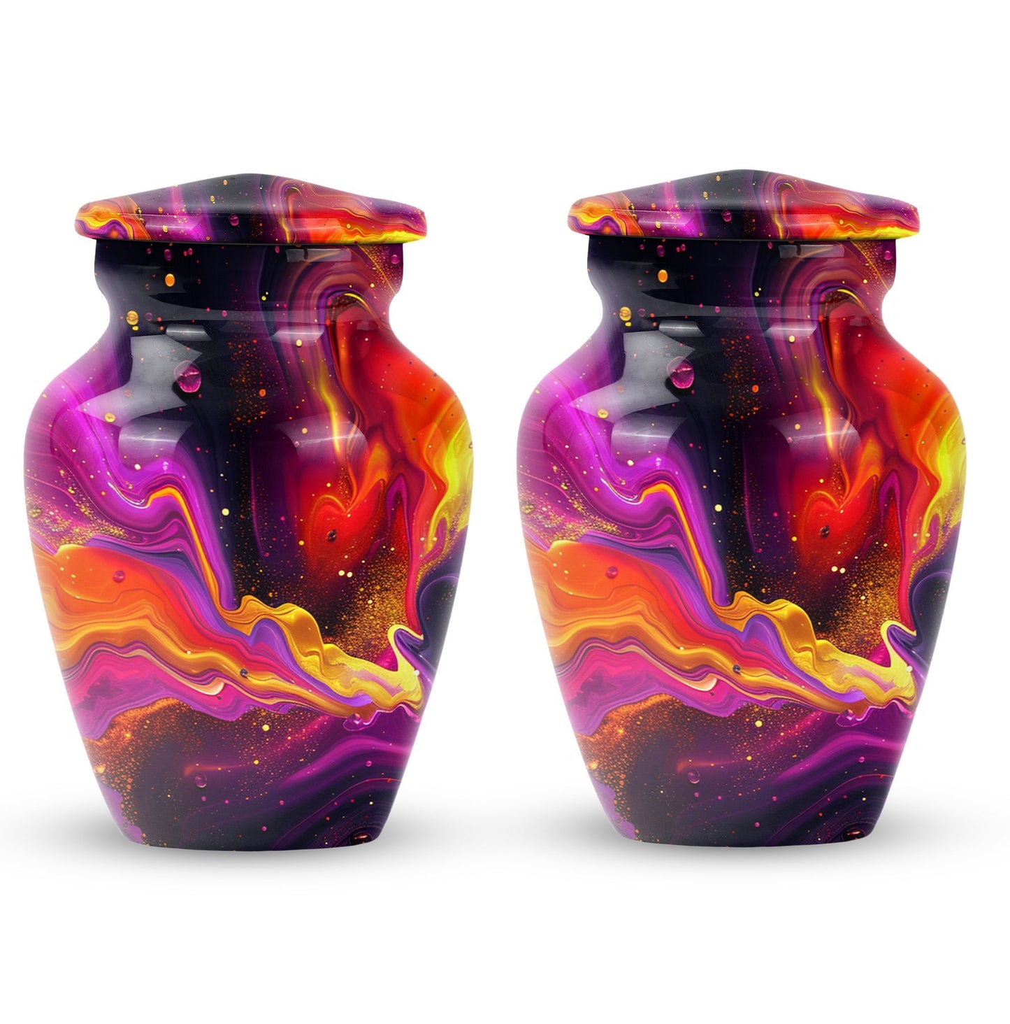 Abstract funeral urn.
