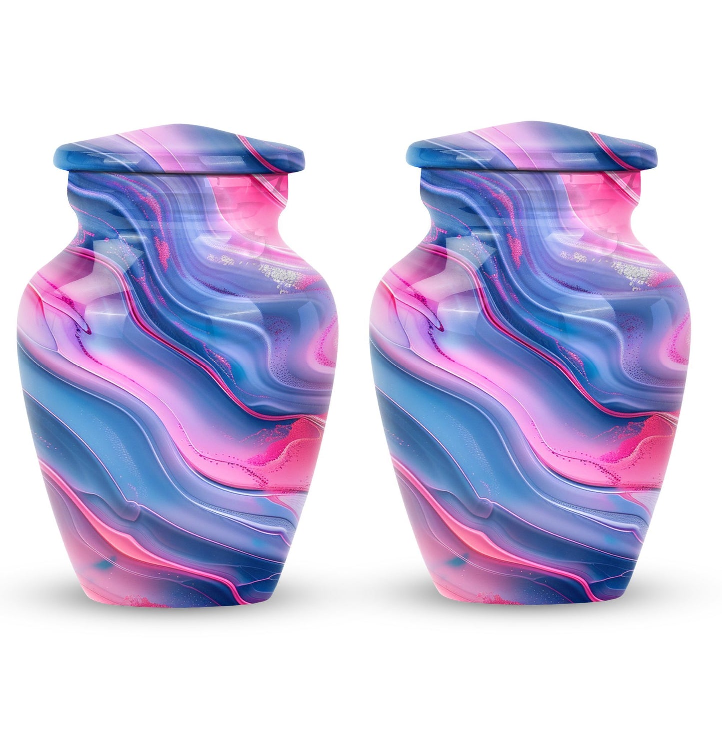 Abstract classic urn, memorial urns for adult female ashes