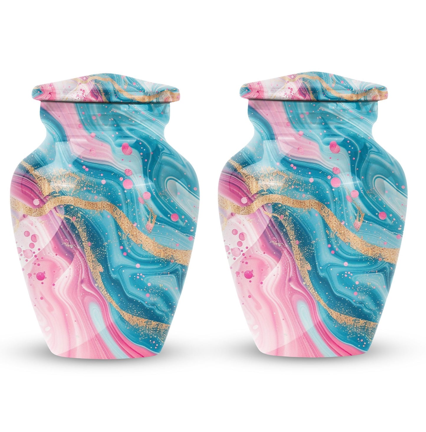 abstract classic urn for memorial use.