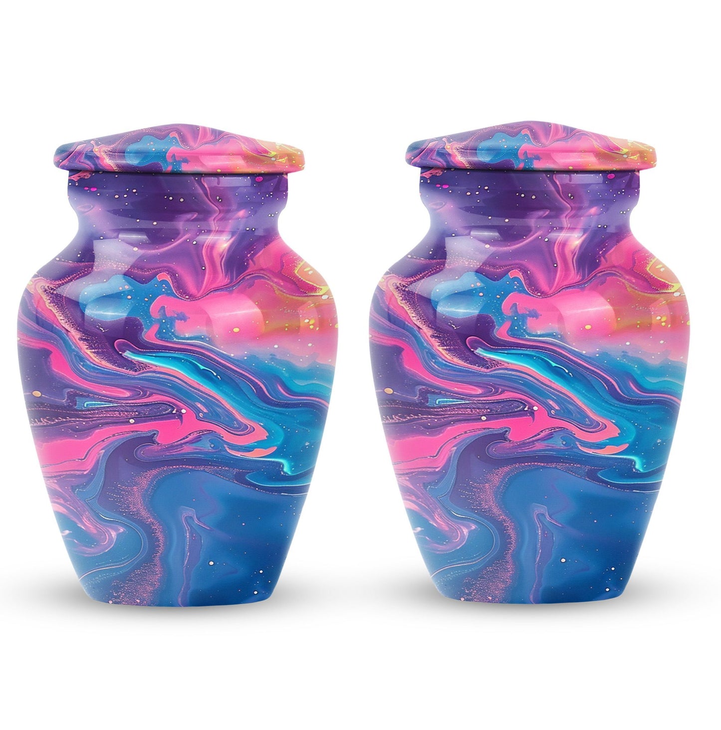 Classic abstract urn for burial, large cremation urn.