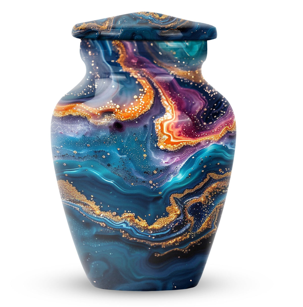 abstract classic urn for burial.