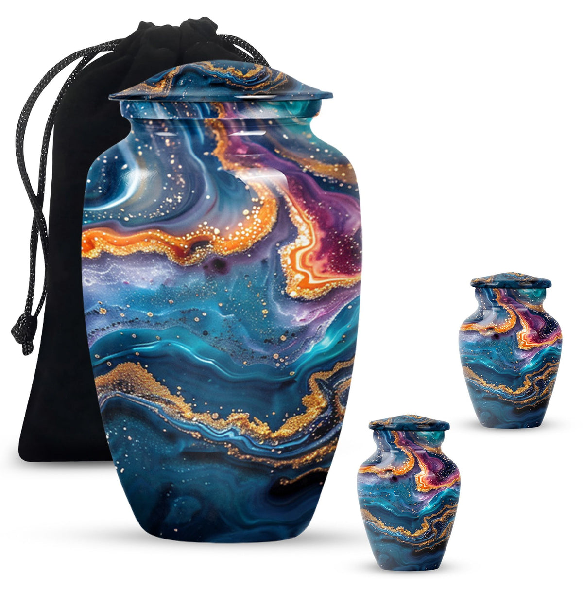 abstract classic urn for burial.