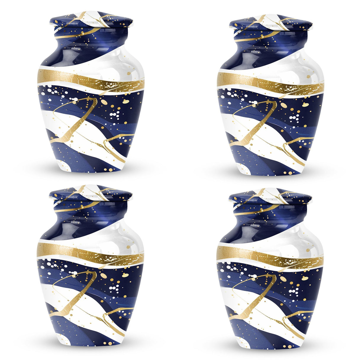 Abstract Urn for men's and women's ashes