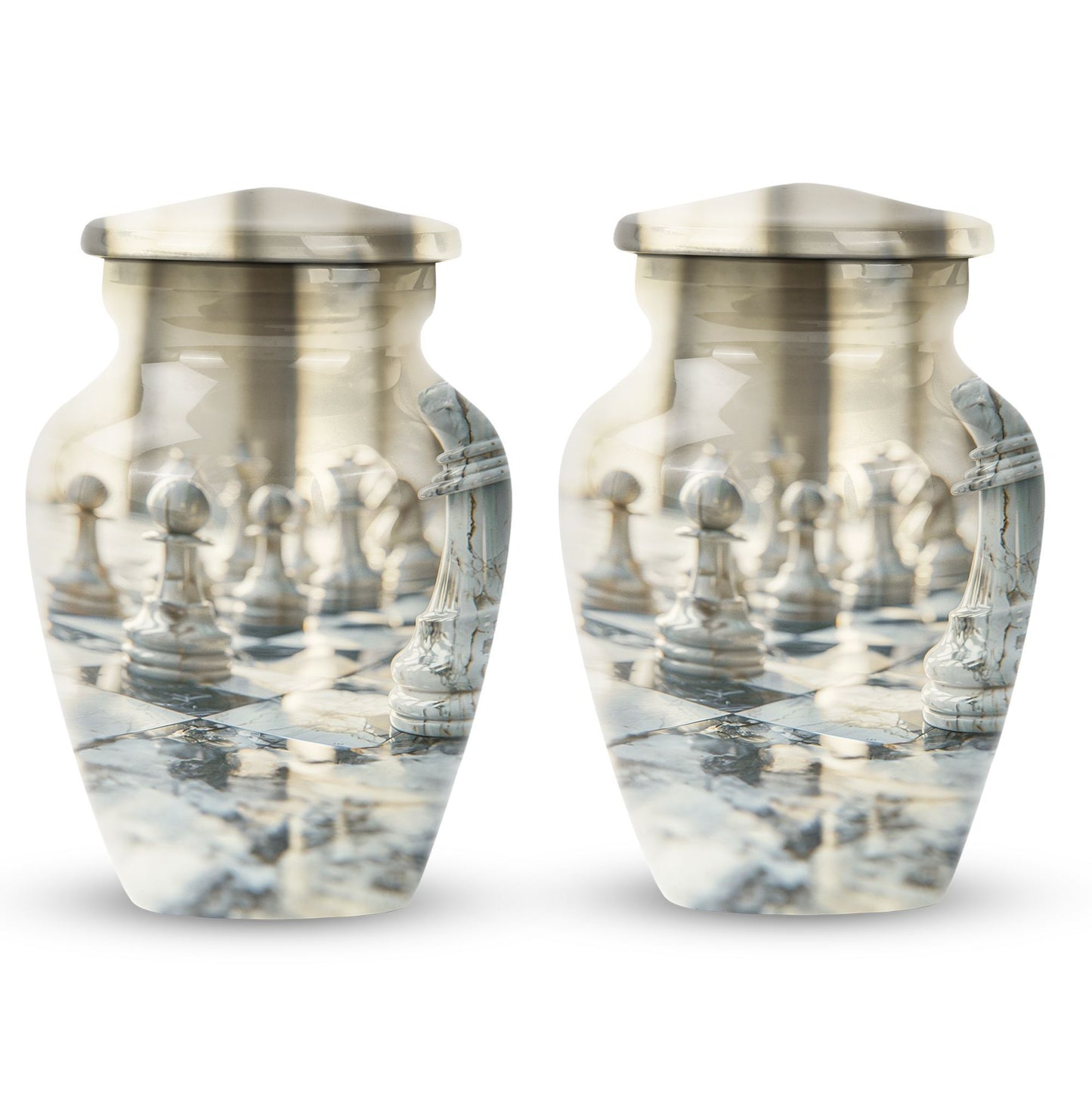 Abstract urn for funeral ashes