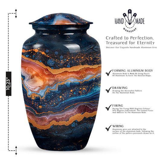abstract urn male, Memorial Human Urns for Ashes