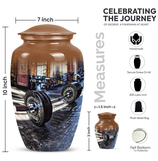 cremation memorial urn for human ashes