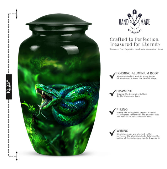 classic snake urn.