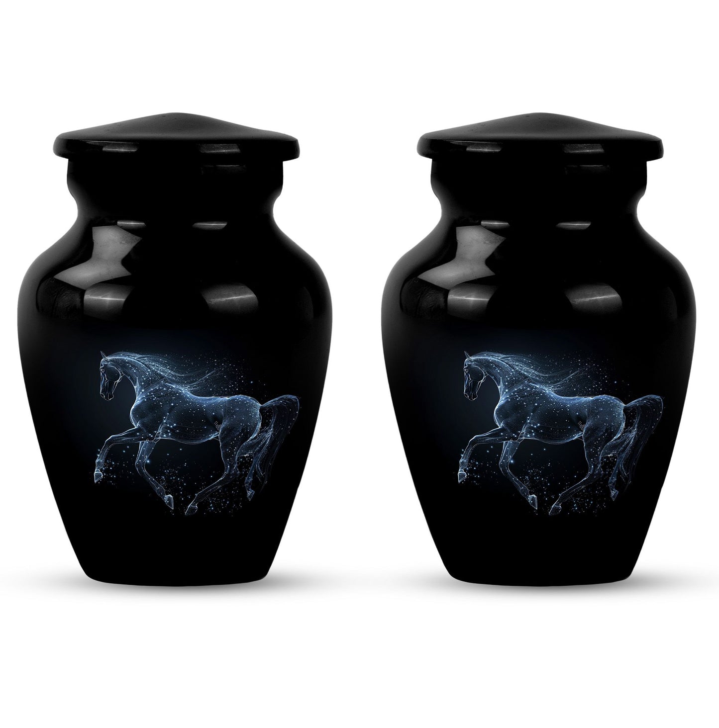 Horse Urn, large classic design for adult ashes