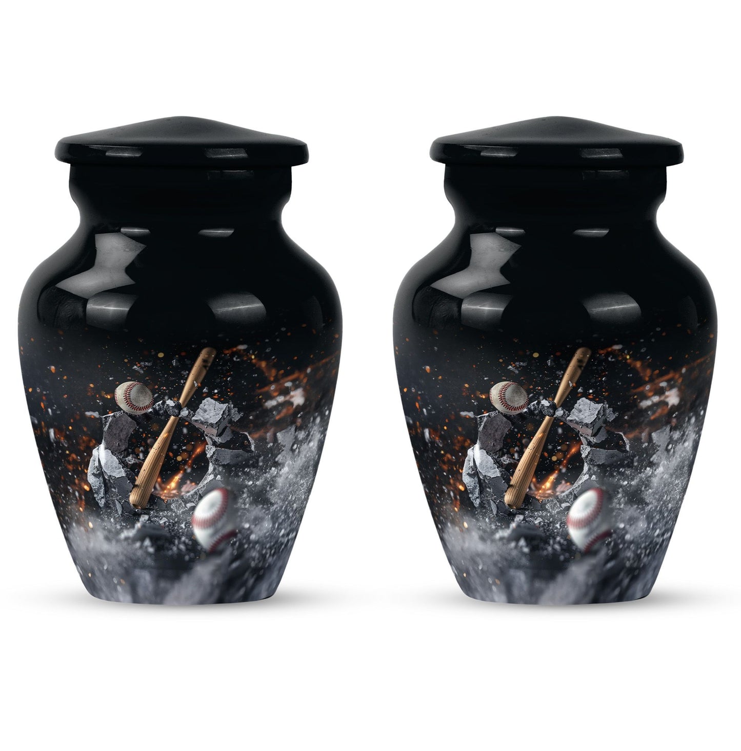 baseball urn.