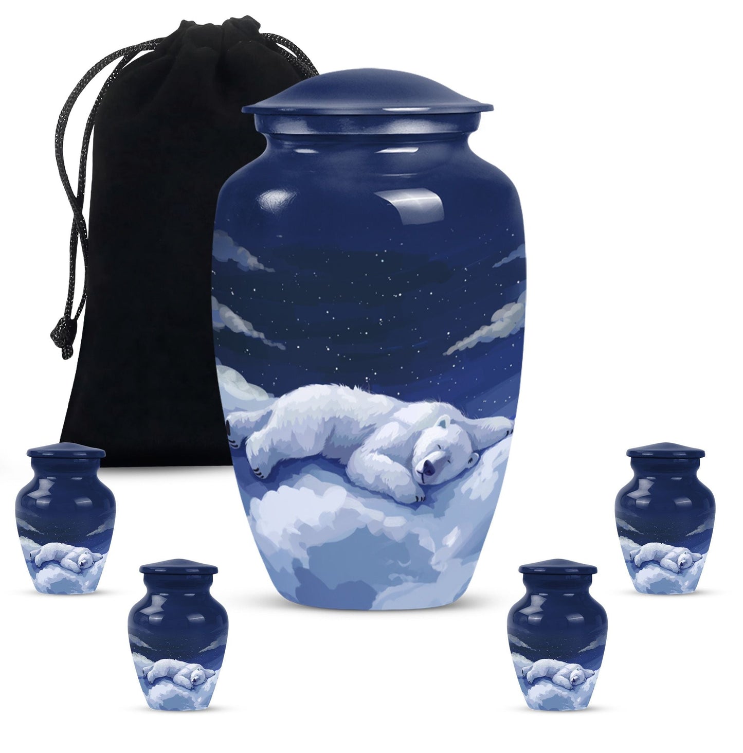 Personalized Butterfly Memorial Urn for Human Ashes - 10-inch, 200 cu in - Yatskia