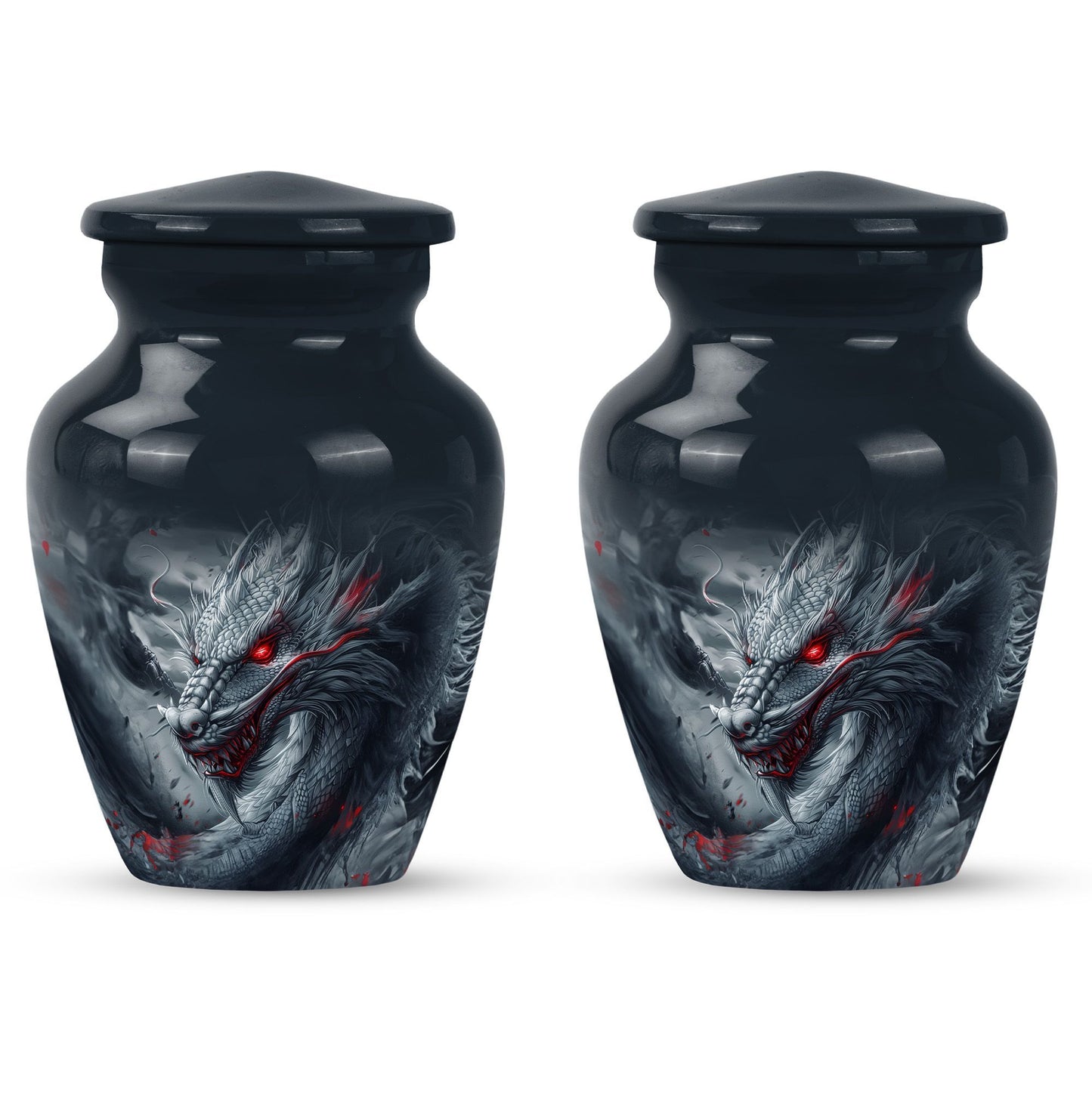 10-inch classic dragon urn.