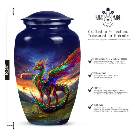classic dragon urn,