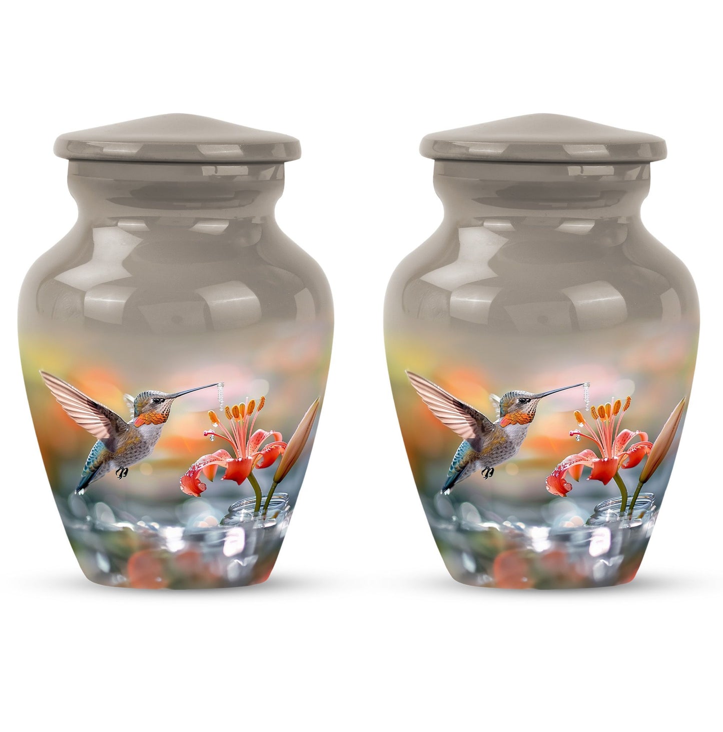 humming bird urn for adult female cremation ashes