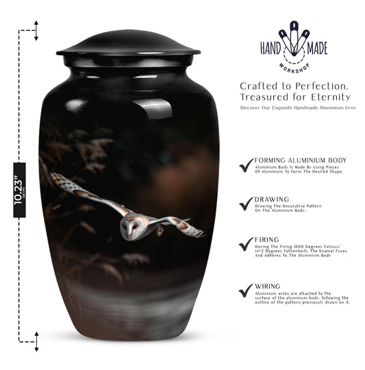 barn owl urn for human ashes