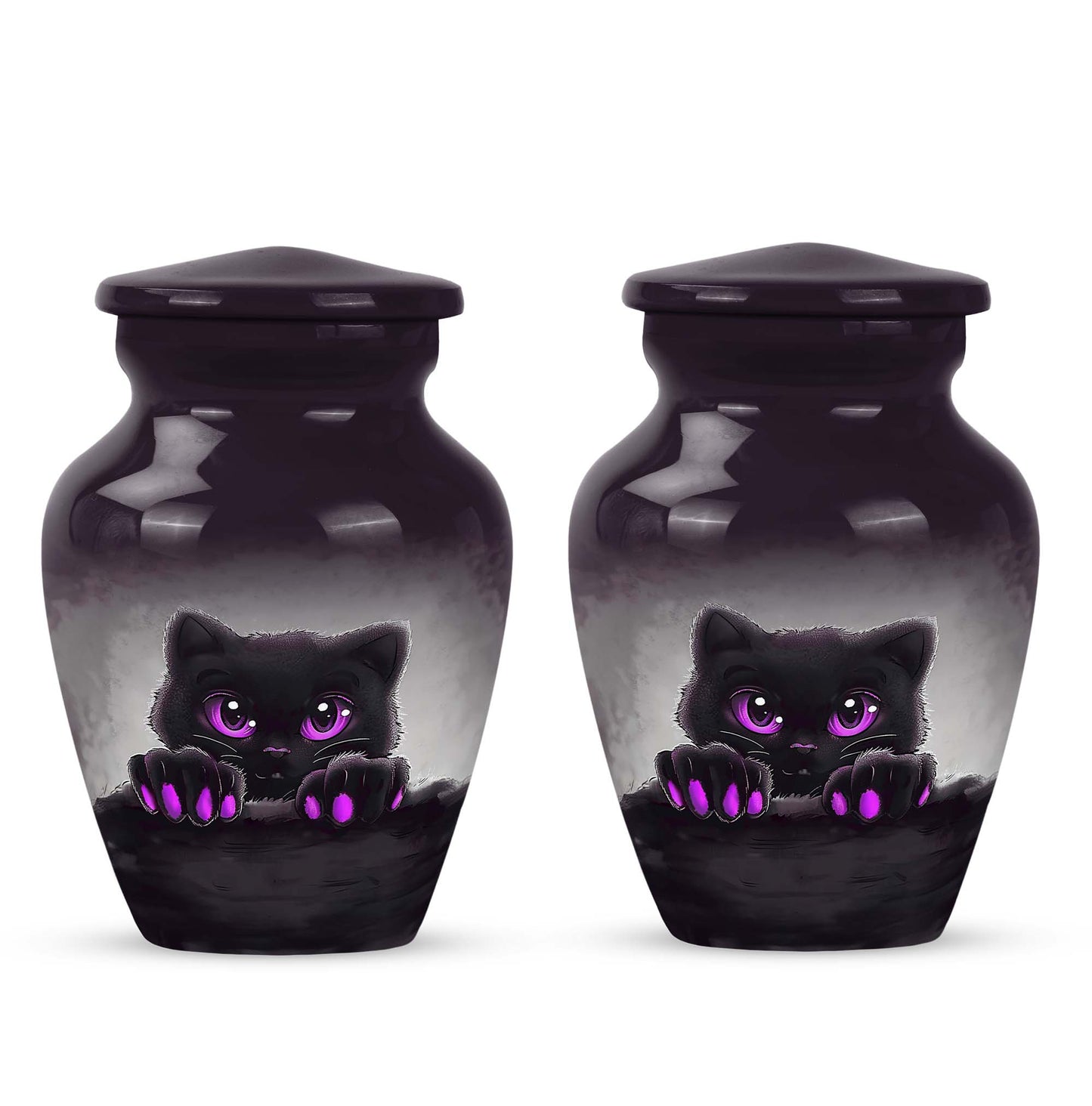 PAWS Urn, classic aluminum cremation urn for adult male ashes.