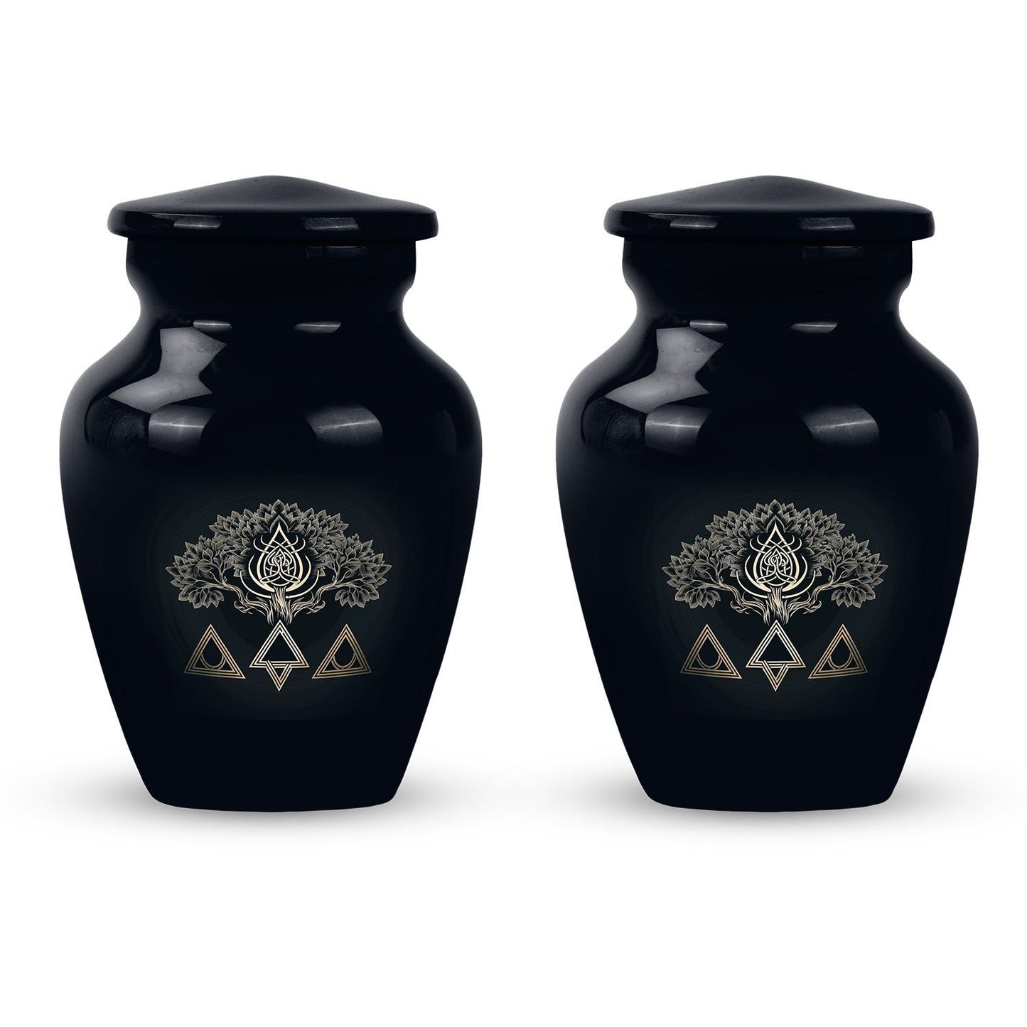 10 inch catholic urn, funeral decorative classic urn