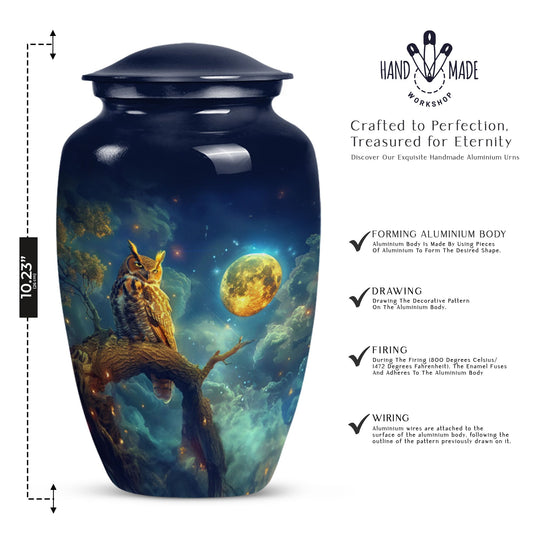 10-inch classic owl urn