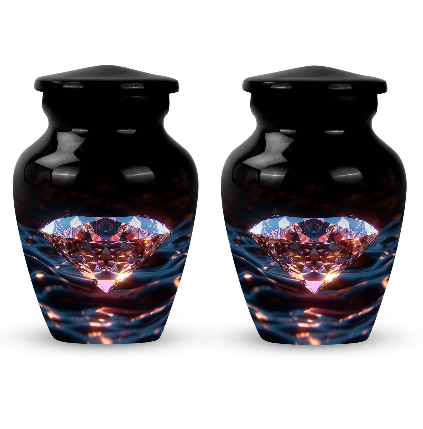 Abstract Designed Diamond Urn.