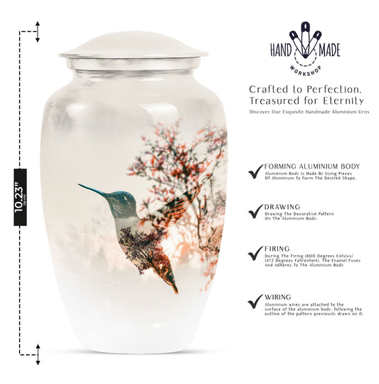 10 inch Classic Humming Bird Urn.