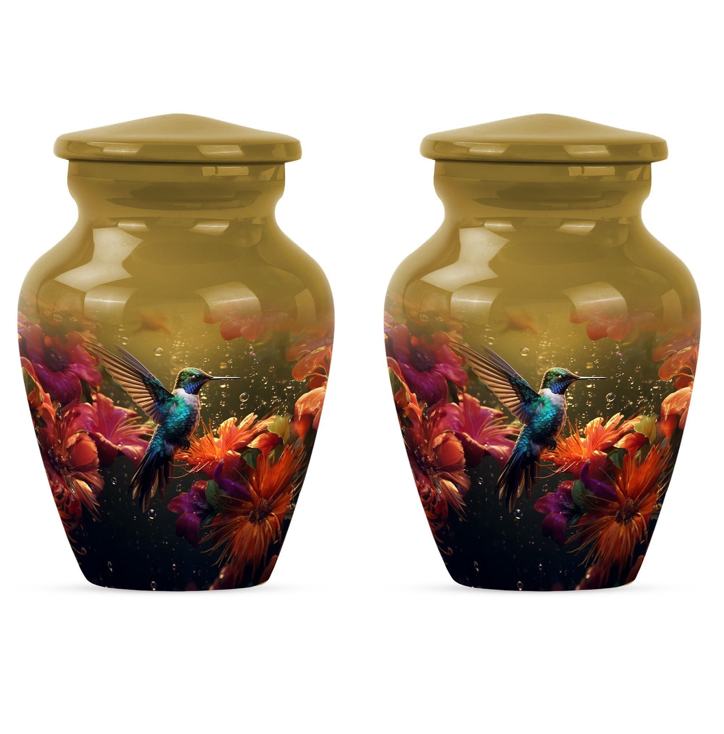 humming bird urn for ashes.