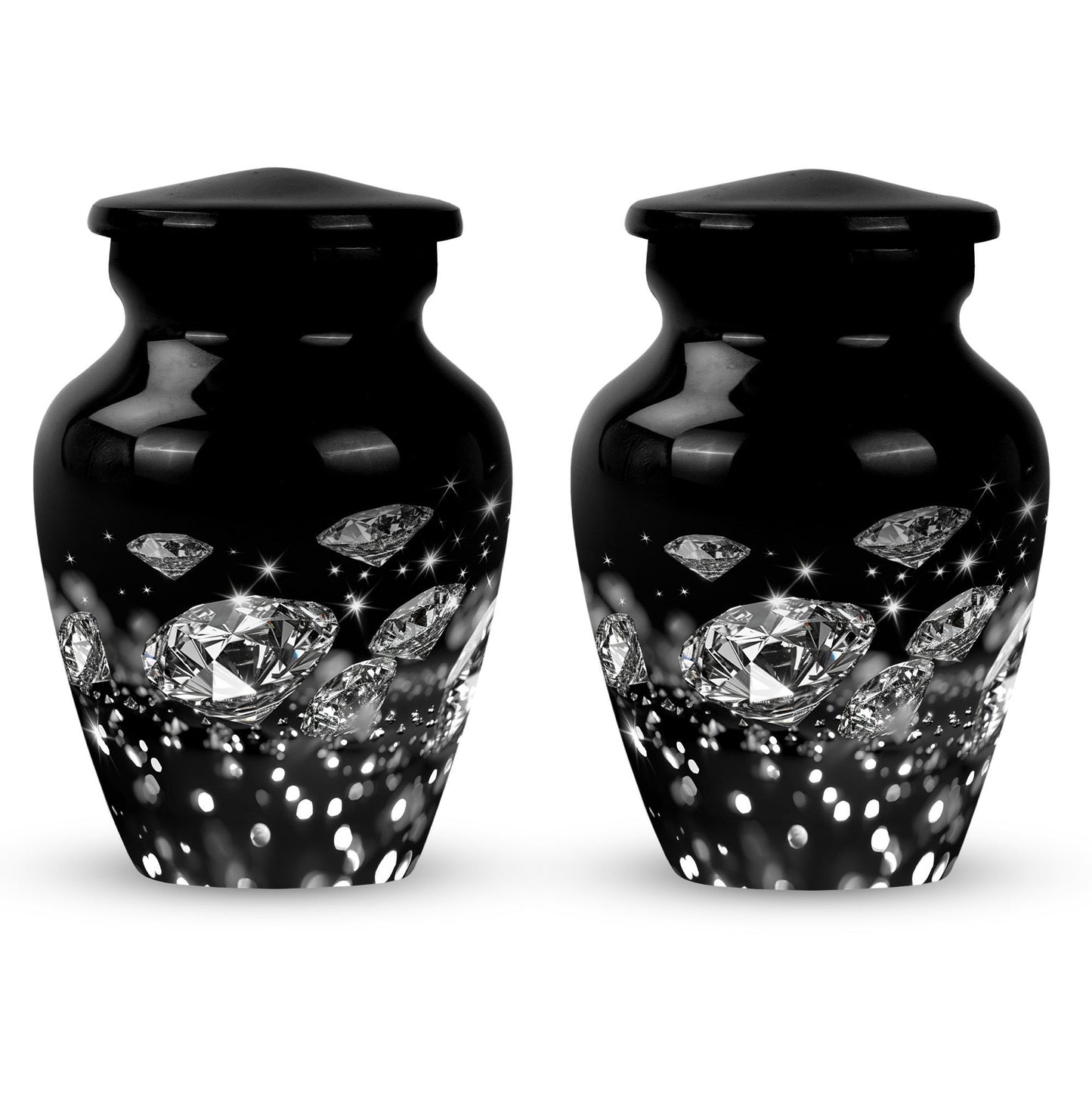 10-inch diamond urn, classic design for large burial