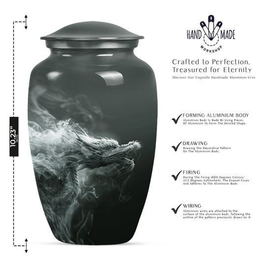 large Dragon urn