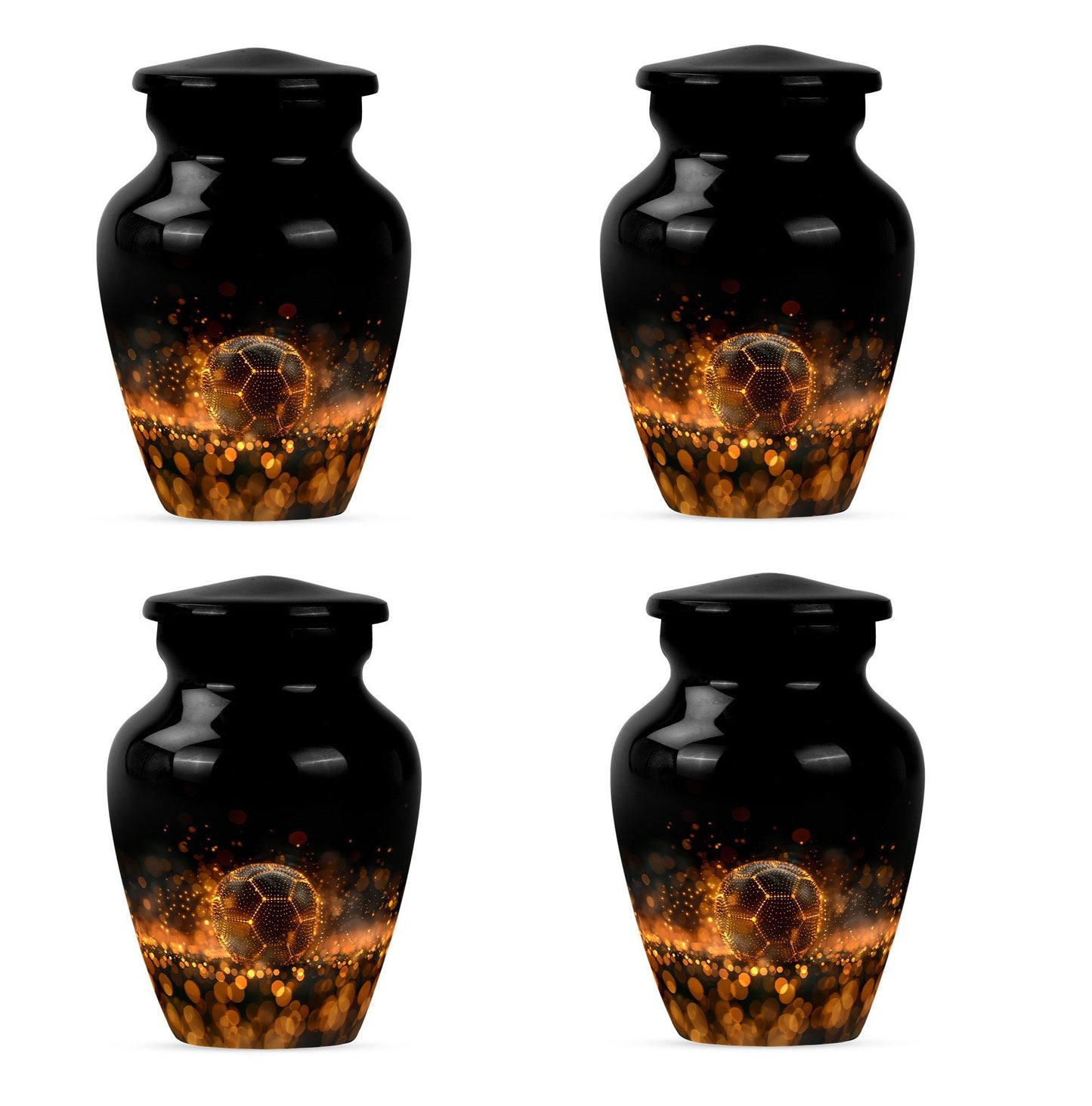 Soccer-themed Large Classic Memorial Urn