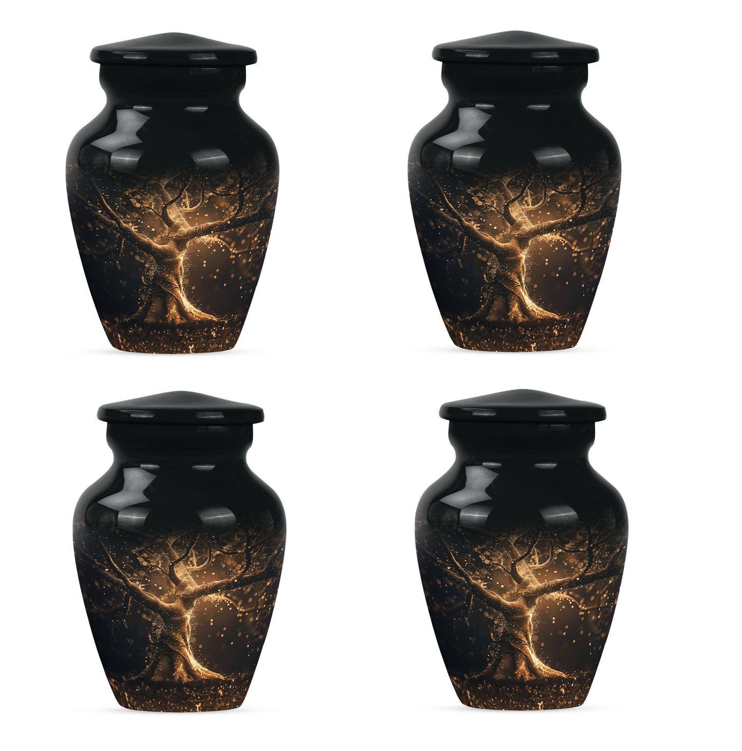 Tree of Life Memorial Urn, large size for human ashes.