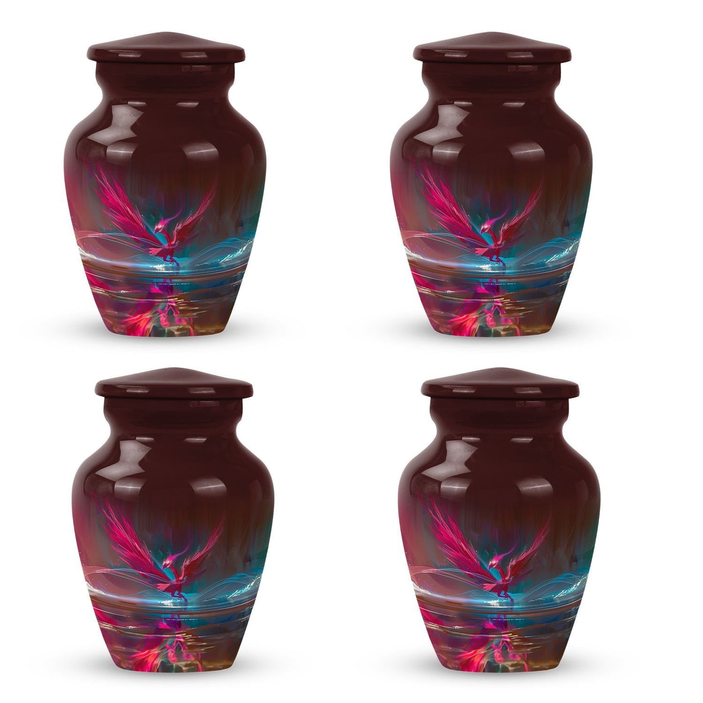 Phoenix cremation urn for ashes adult male
