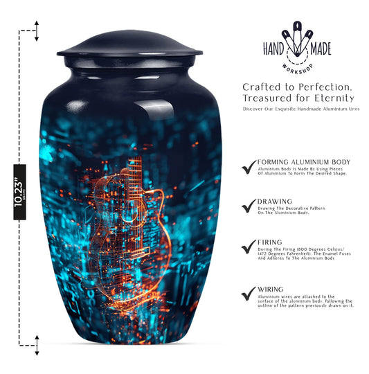 Guitar Urn for female,