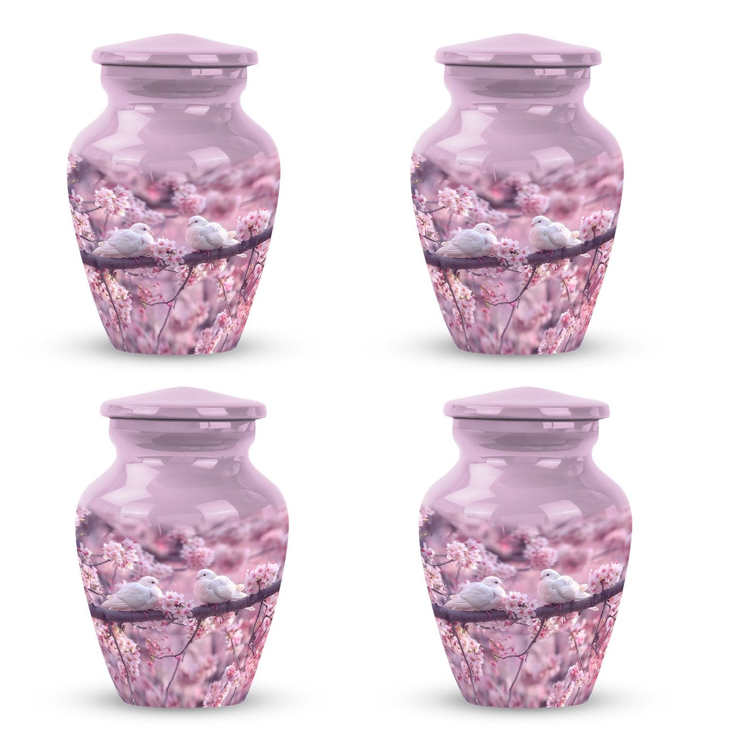 10-inch classic dove urn for adult male ashes.
