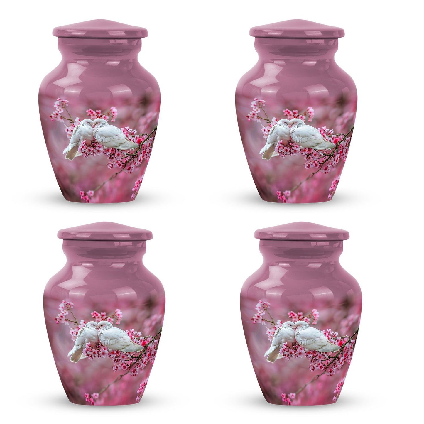 Classic 10-inch dove urn for human ashes