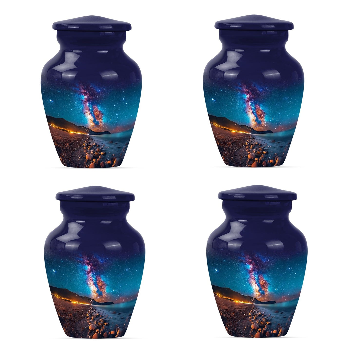10-inch Classic milkyway urn, large funeral urn for human ashes adult.