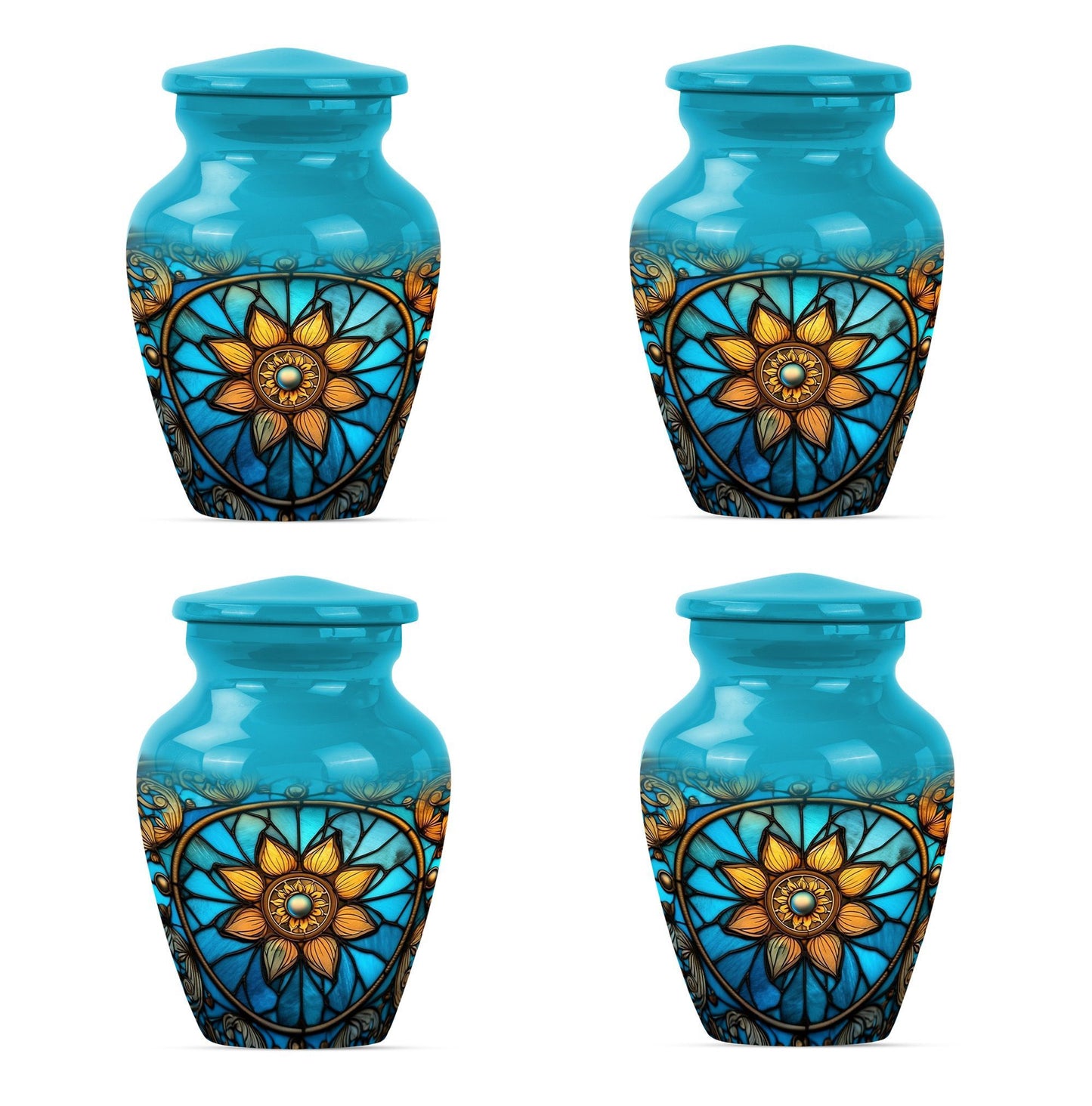 stained glass urn for women ashes