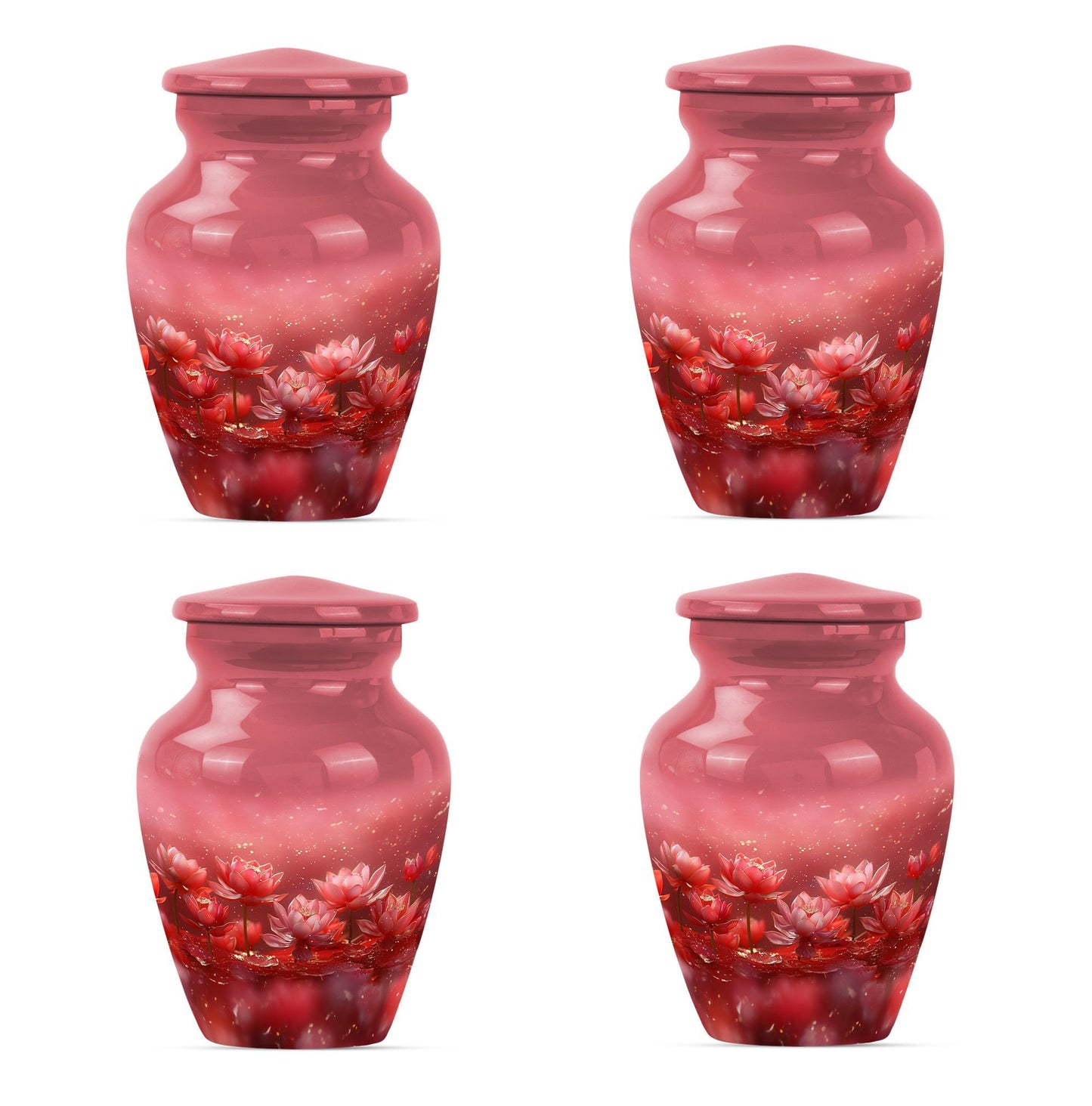 10-inch classic lotus urn