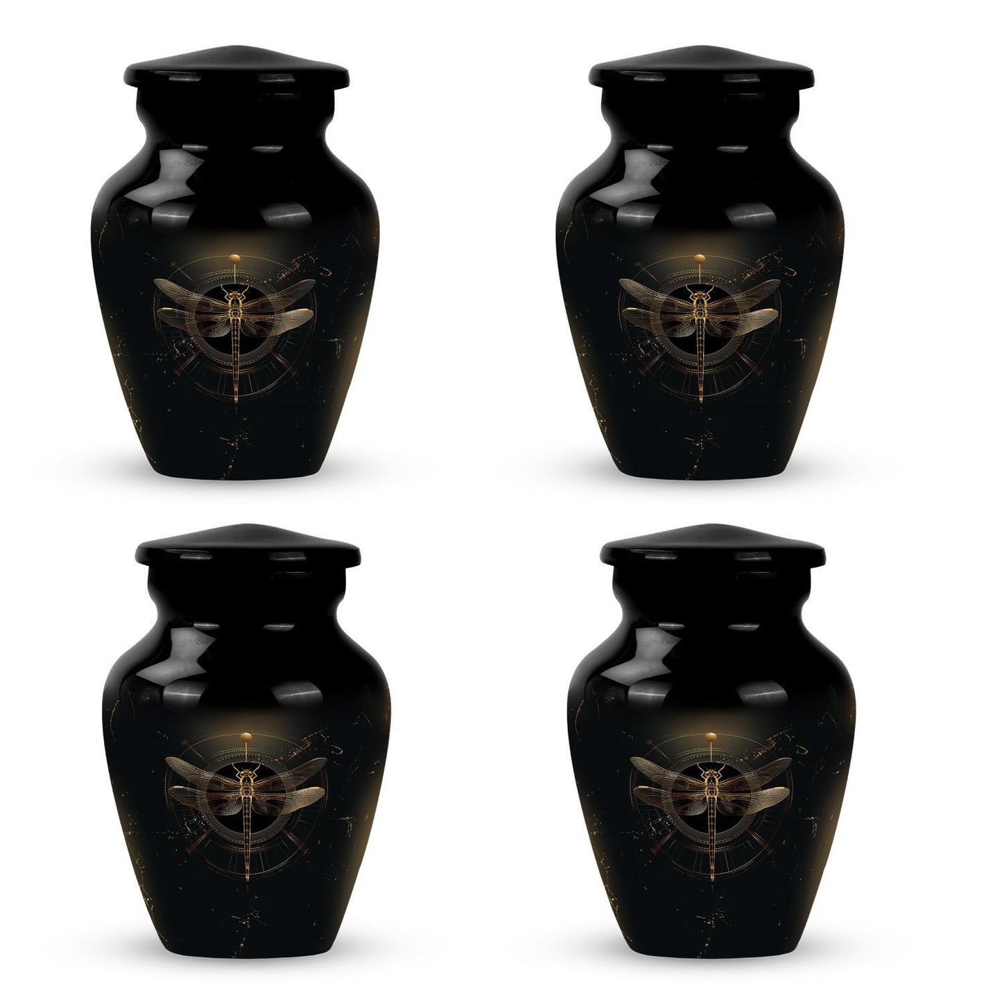 Cosmic Dragonfly Urn,