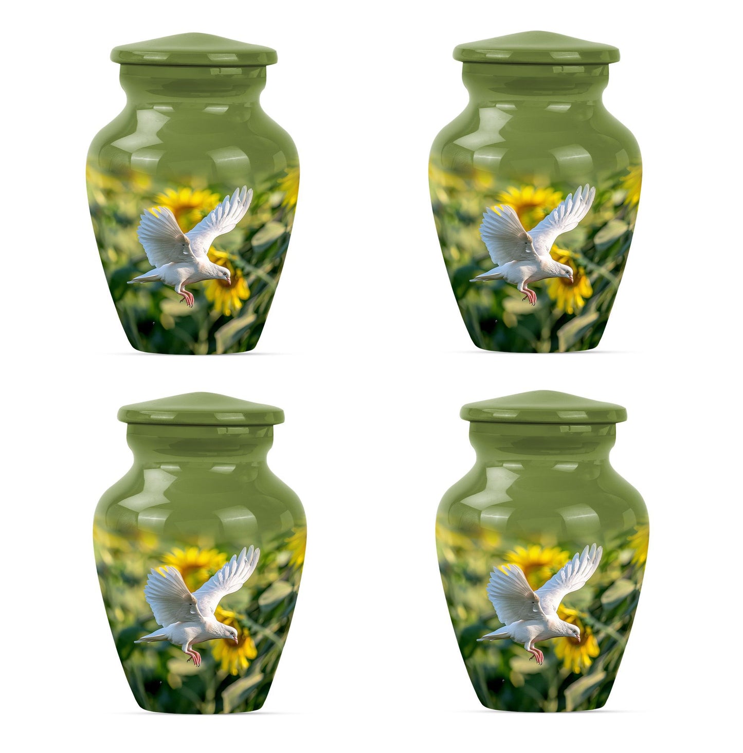 10 inch dove memorial urn.