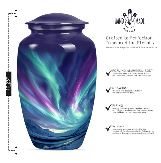 10-inch Northern Lights Urn.