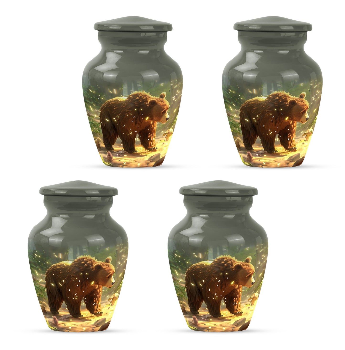 Bear Urn for ashes remains.