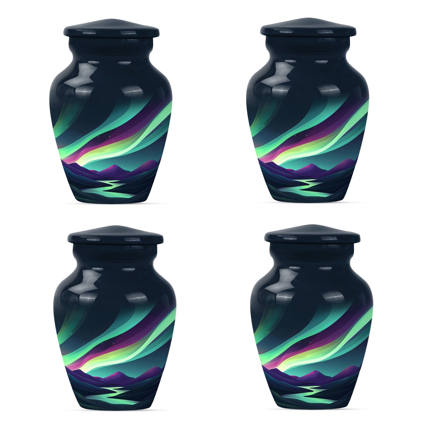 Classic 10-inch Northern Lights Urn.