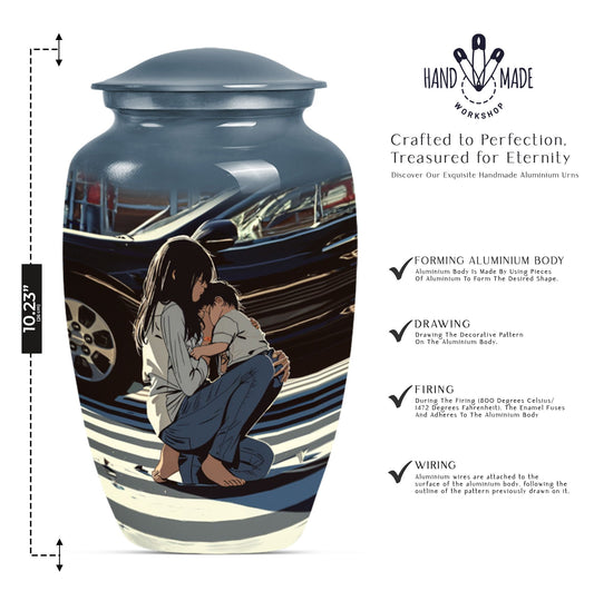 10-inch mother urn.
