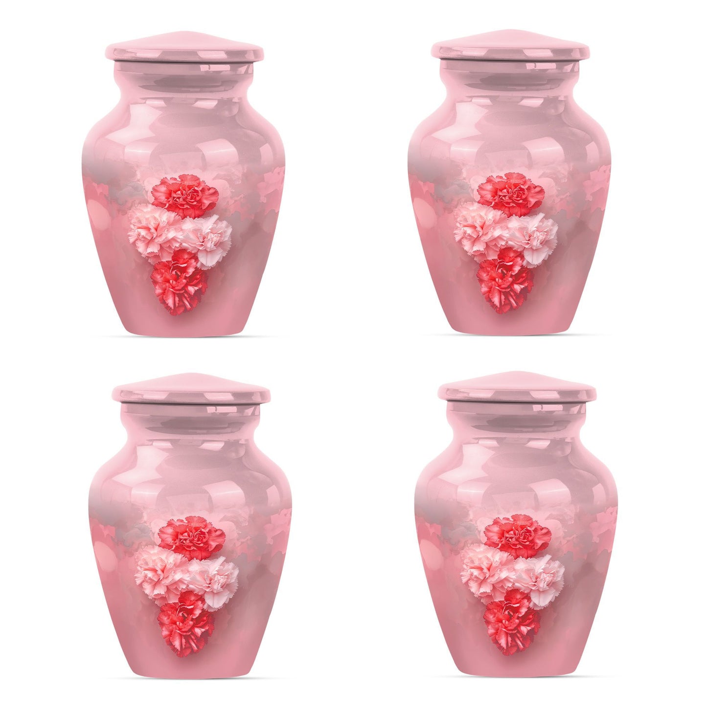 10-inch flower urn, cremation urn for dad