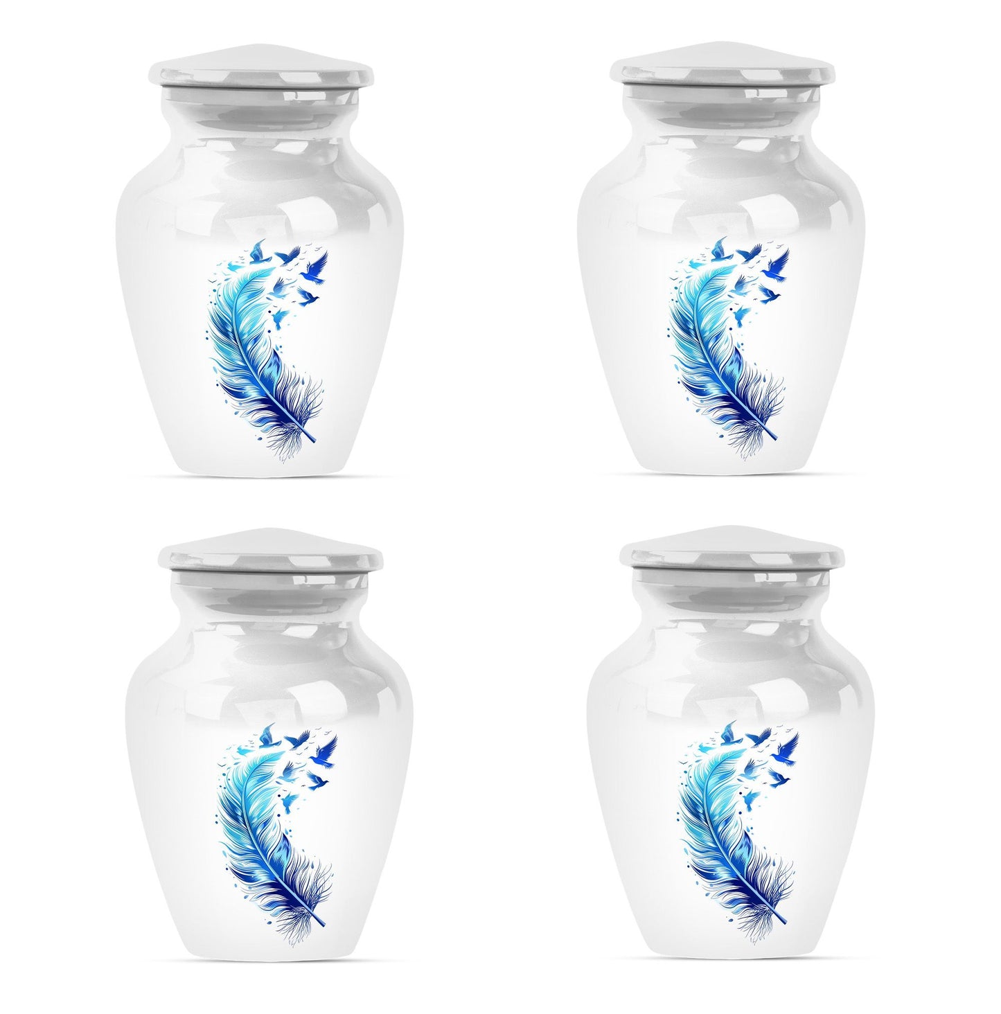 feather urn