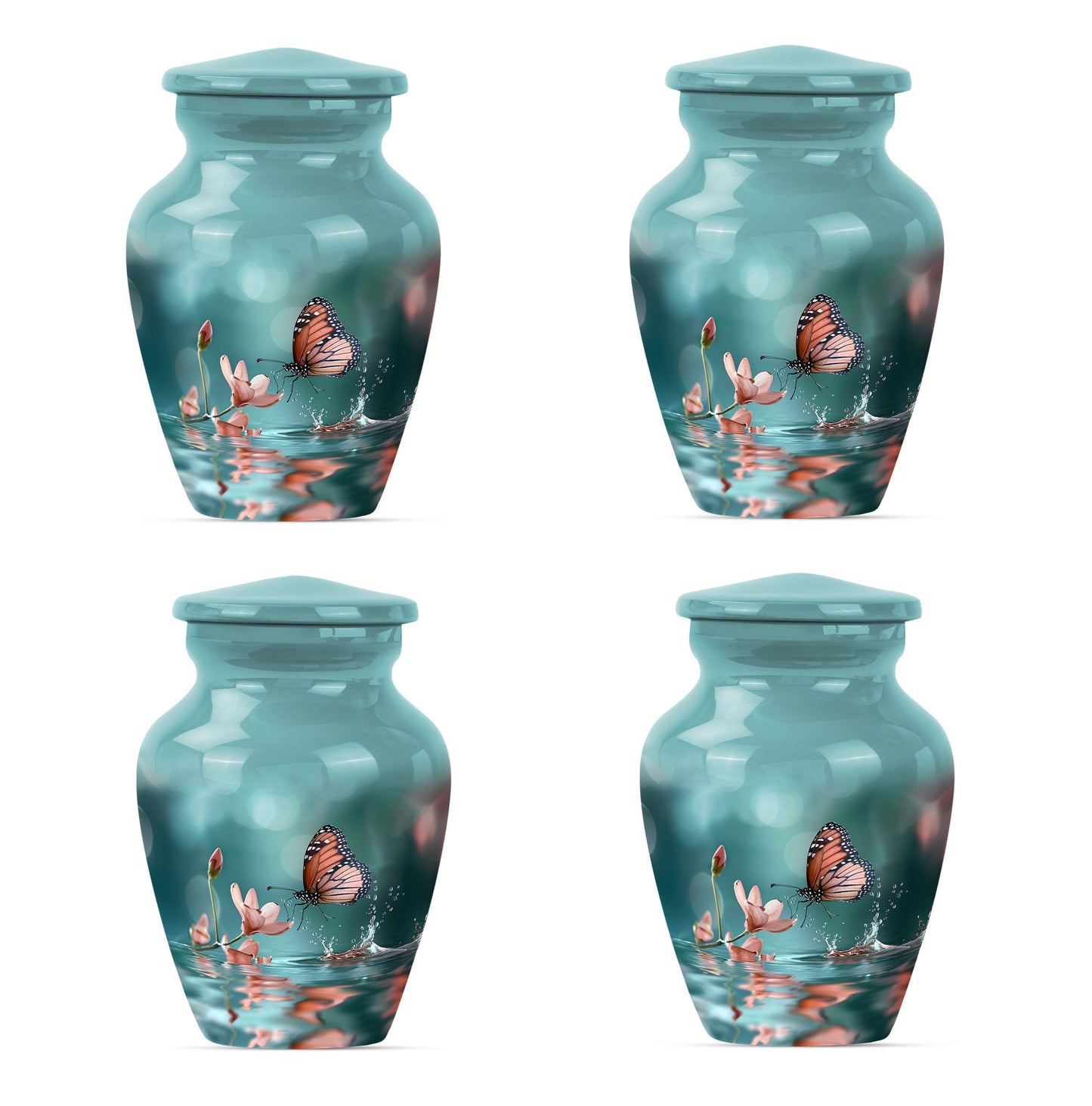 butterfly urn for human ashes,