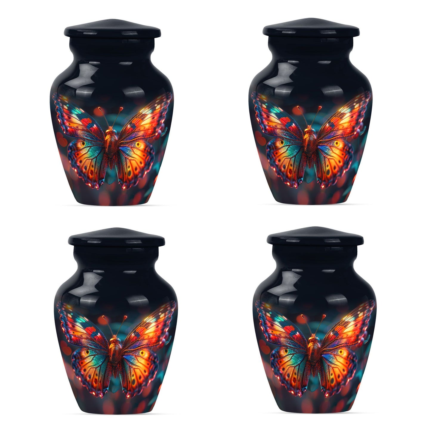 butterfly urn for adult female ashes.