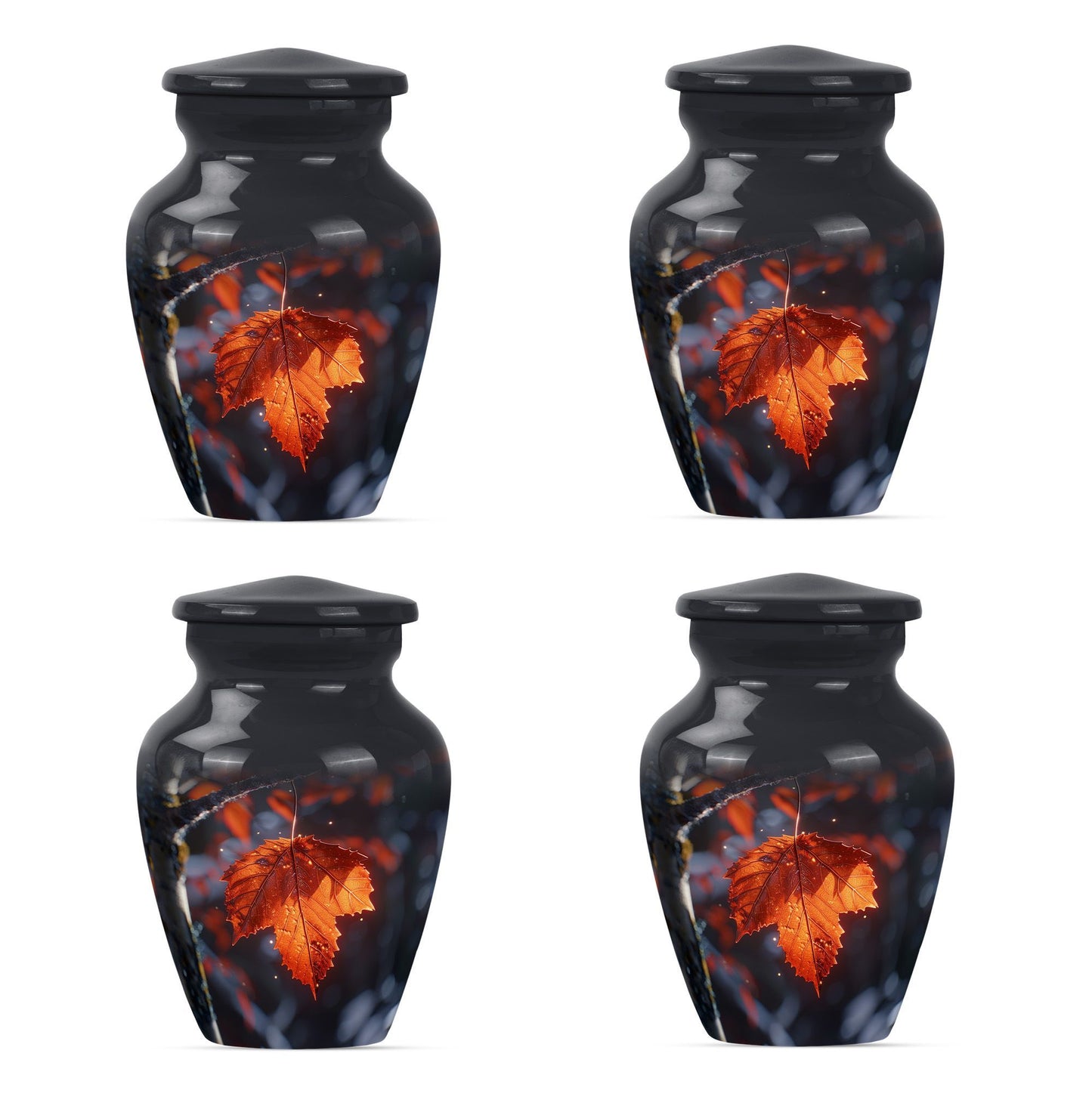 classic mapple leaf urn, perfect memorial urn for male.
