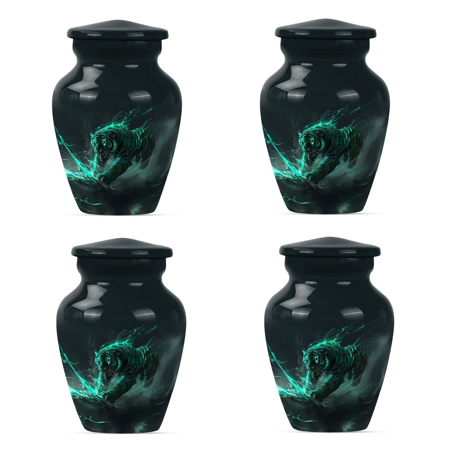 Tiger Urn, burial urn for cremation ashes